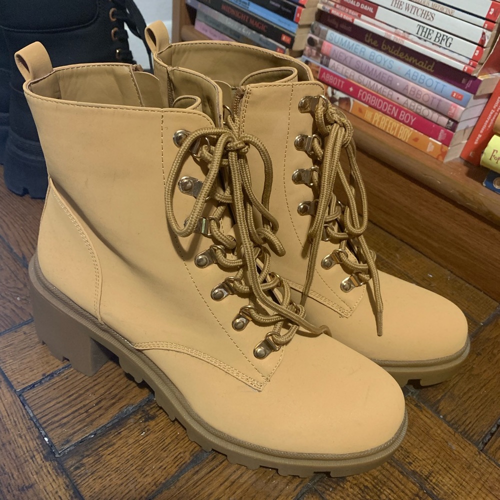Lace-Up Ankle Boots